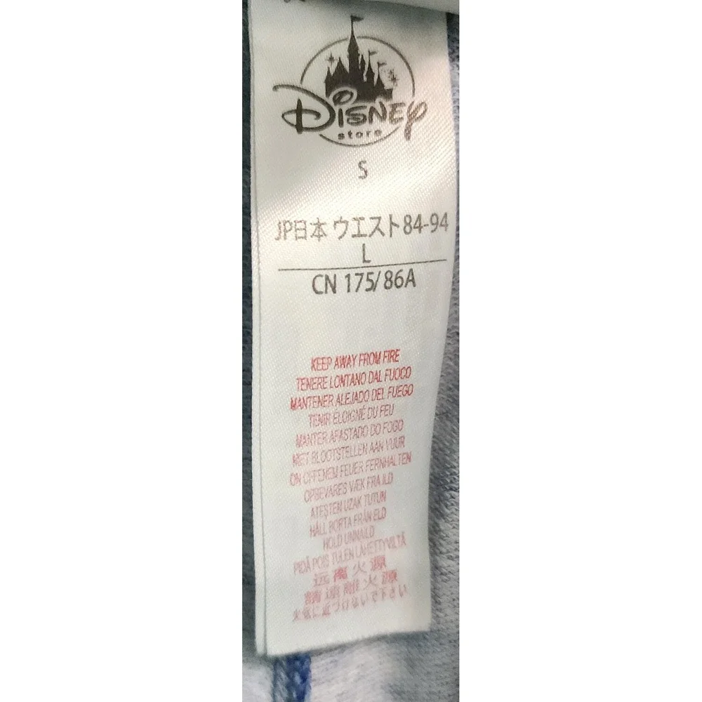 Disney Store Kids Blue Mickey Mouse All Over Print Pajama‎ Sleep Pants Size S